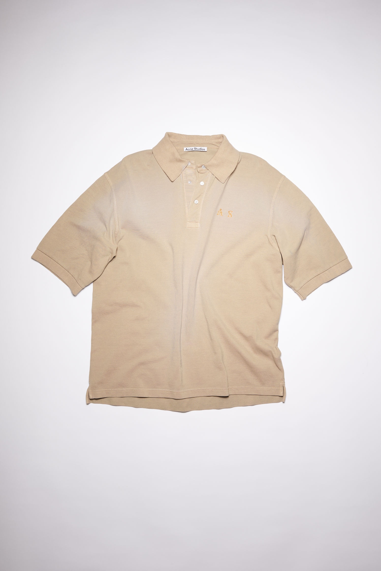 Cotton polo shirt - Light brown - 1