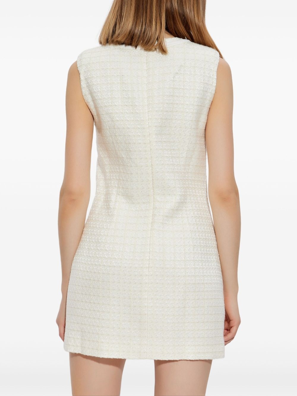 bouclé mini dress - 4