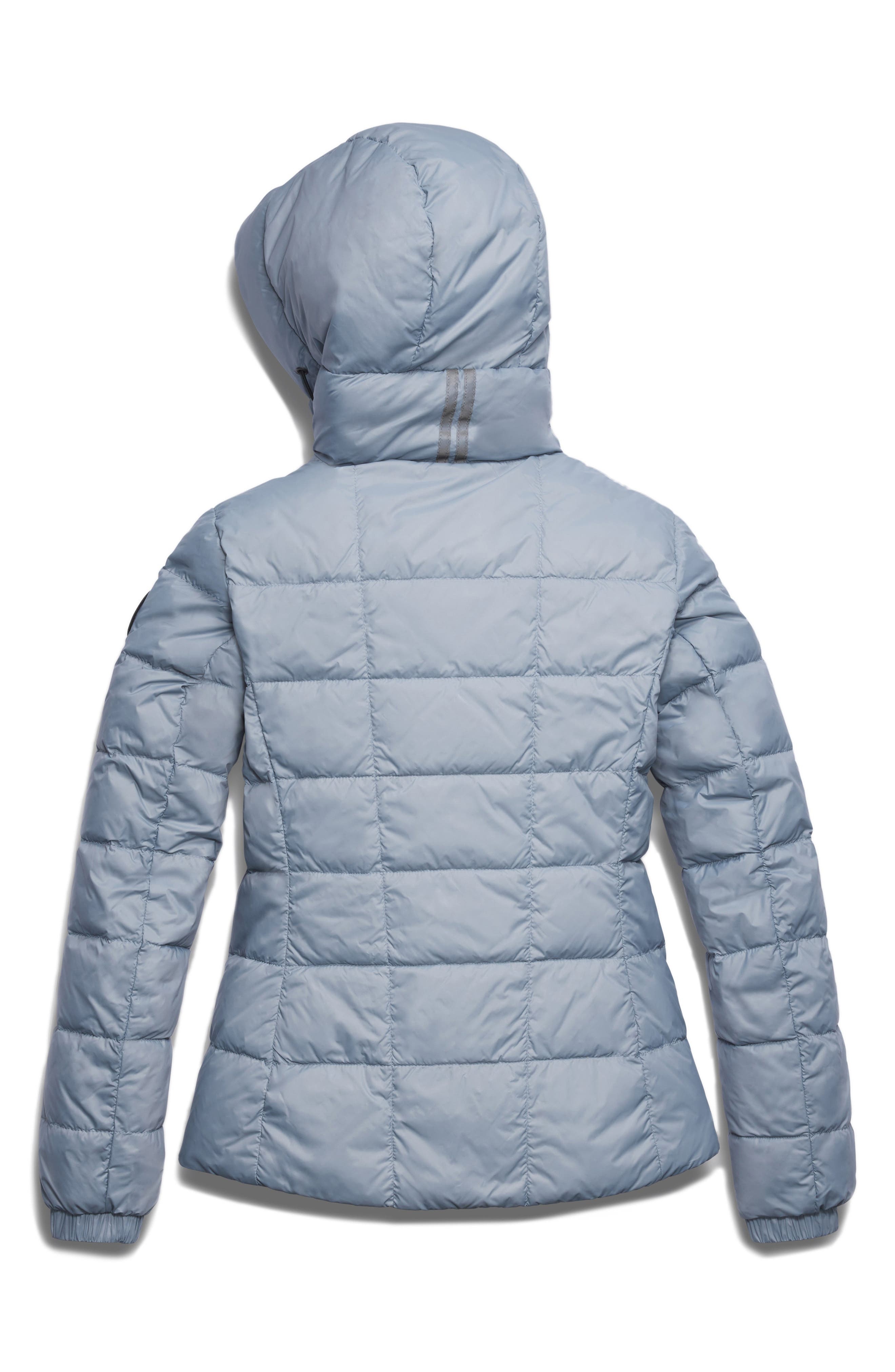 Canada Goose Abbott Hooded 750 Fill Power Down Jacket in Light Ozone Blue at Nordstrom - 6