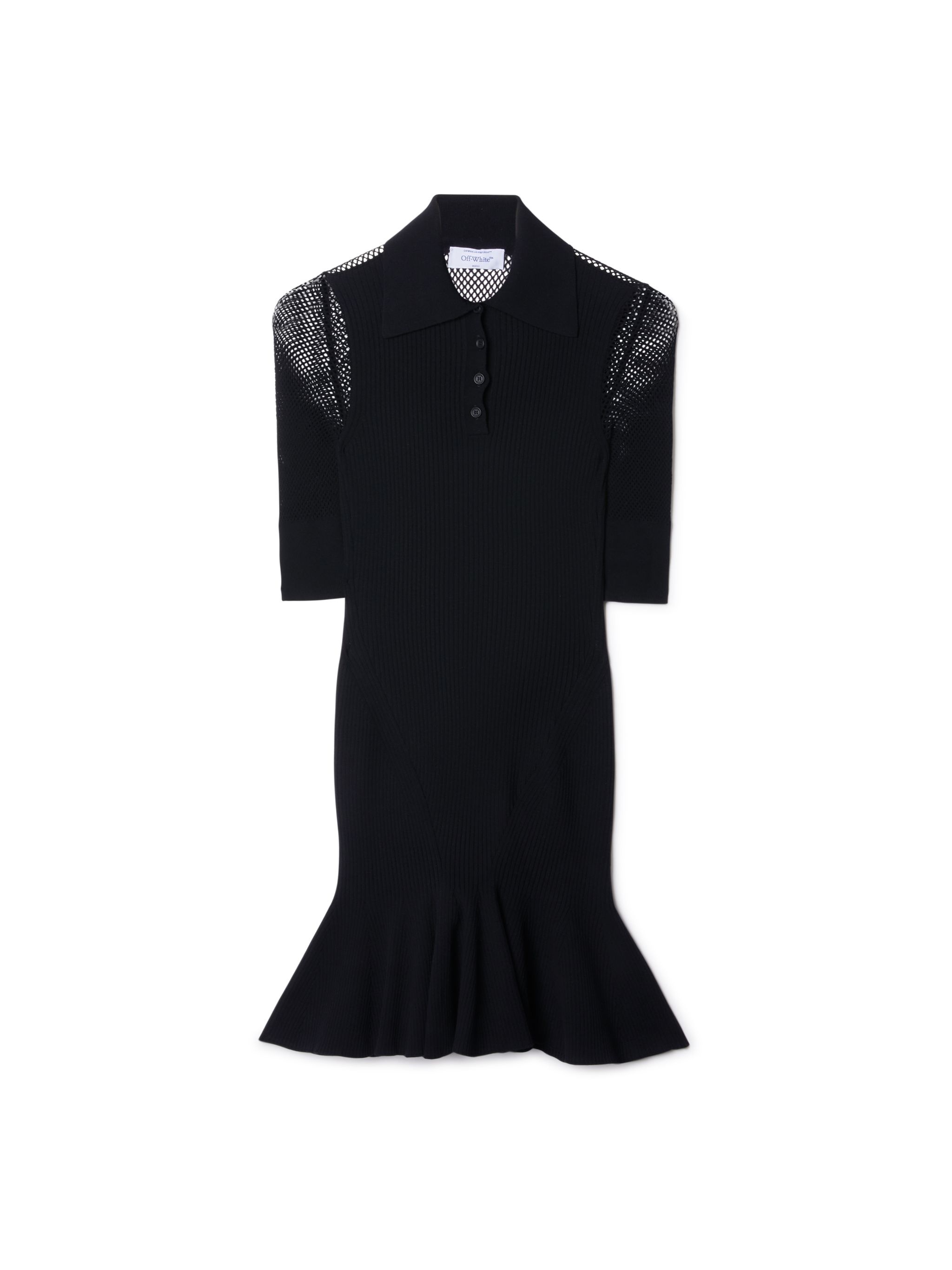 Net Arrow Polo Mini Dress - 1