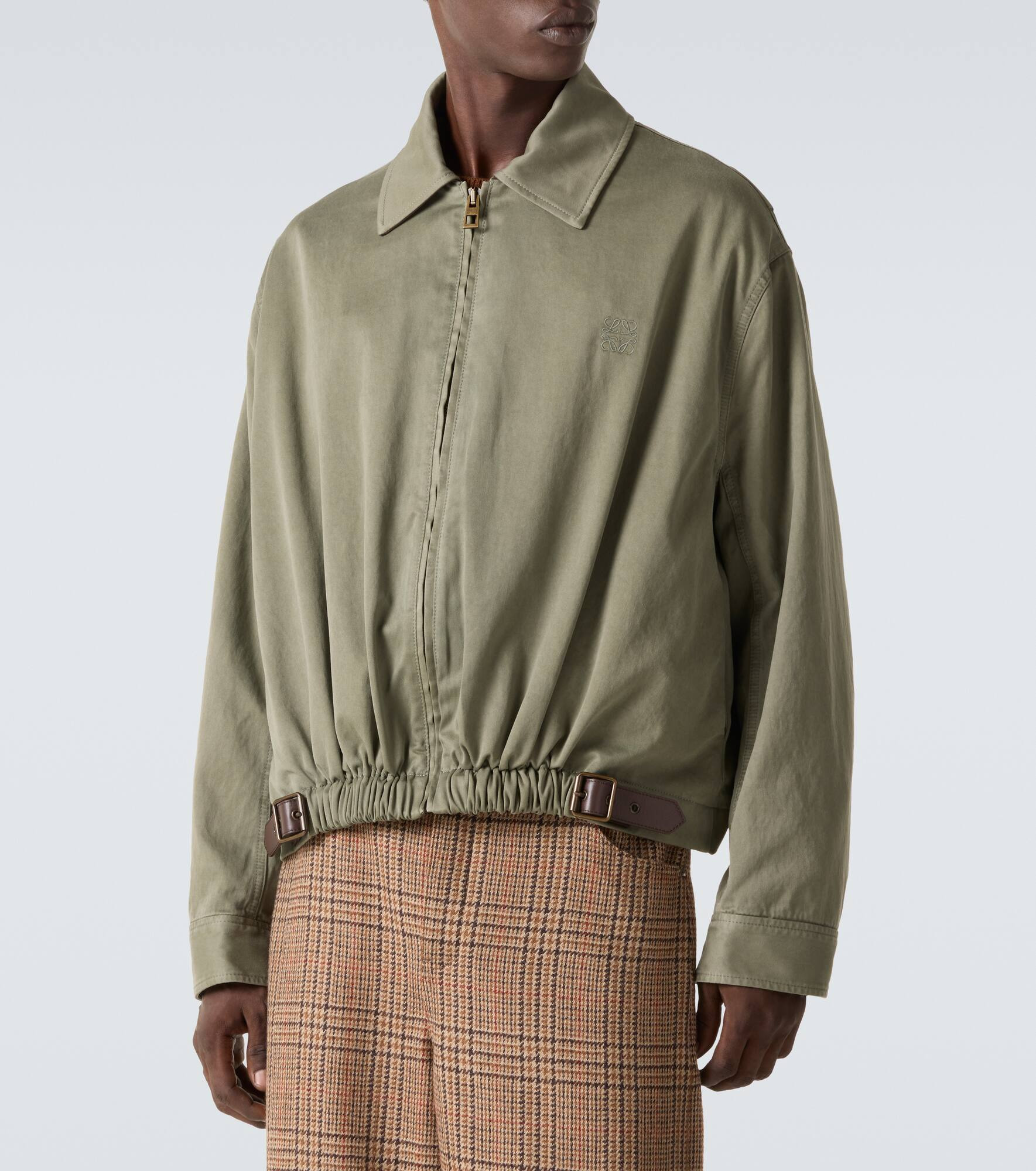 Cotton blouson jacket - 3