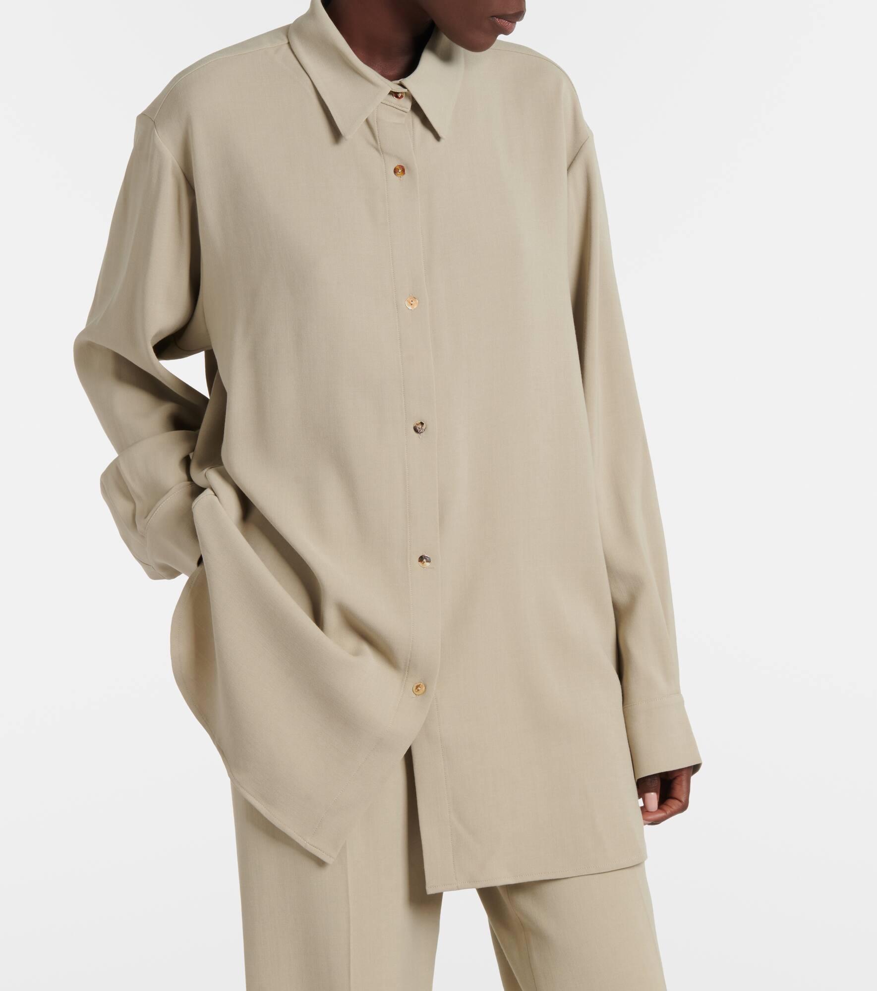Rumer wool-blend shirt - 6