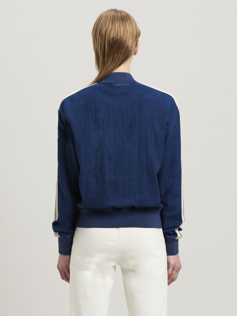 Chambray Track Bomber Jacket 5