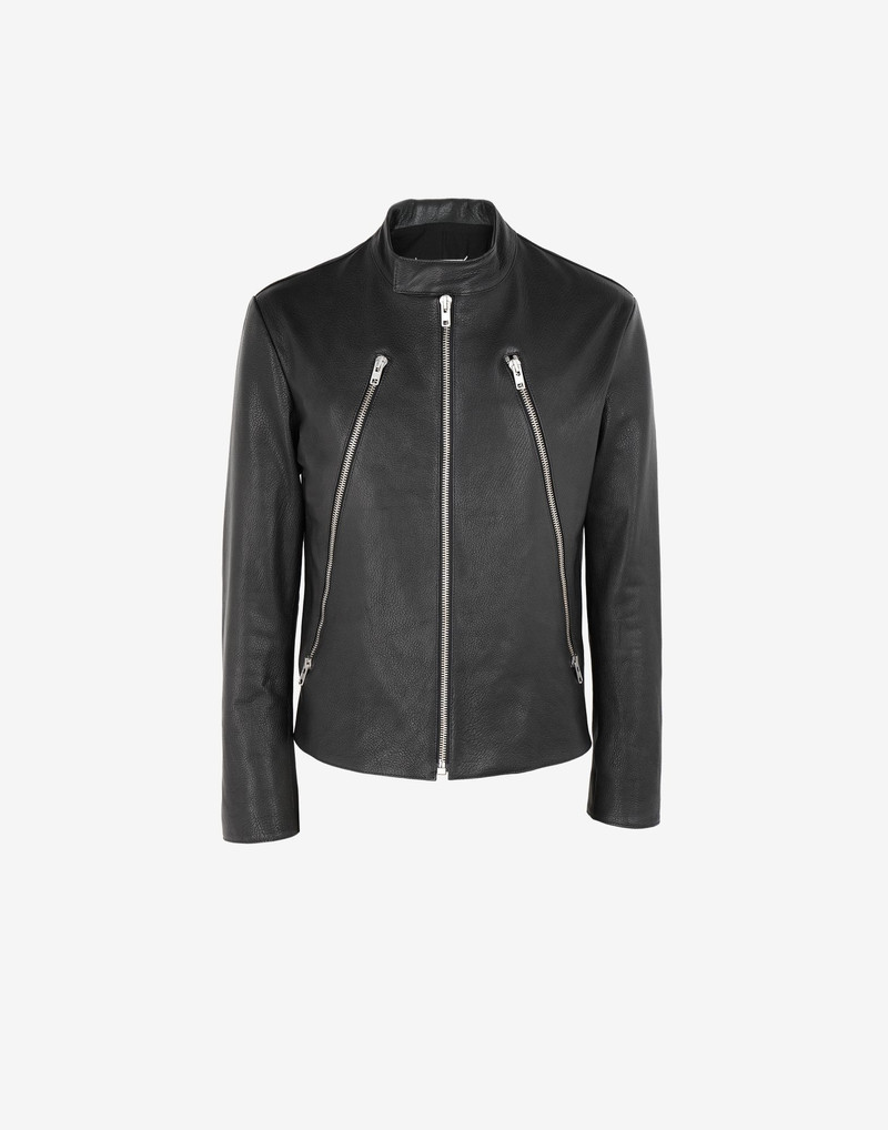 Leather sports jacket - 1