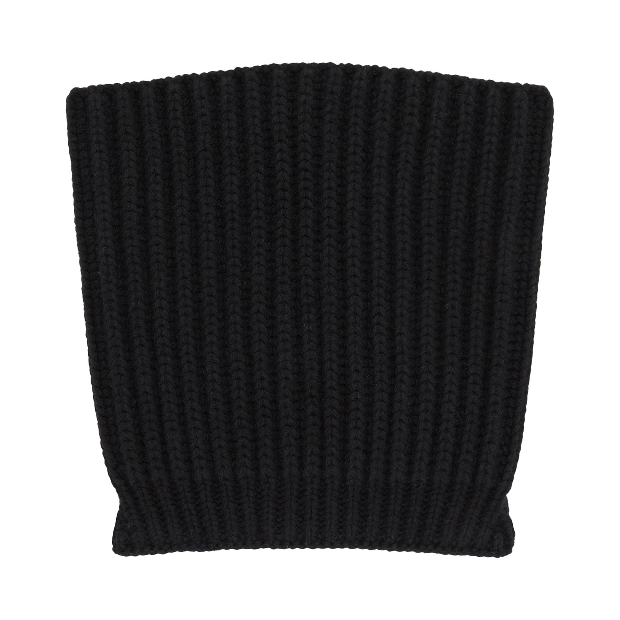 Alexander McQueen Wool And Cashmere Zip Scarf 'Black' - 2