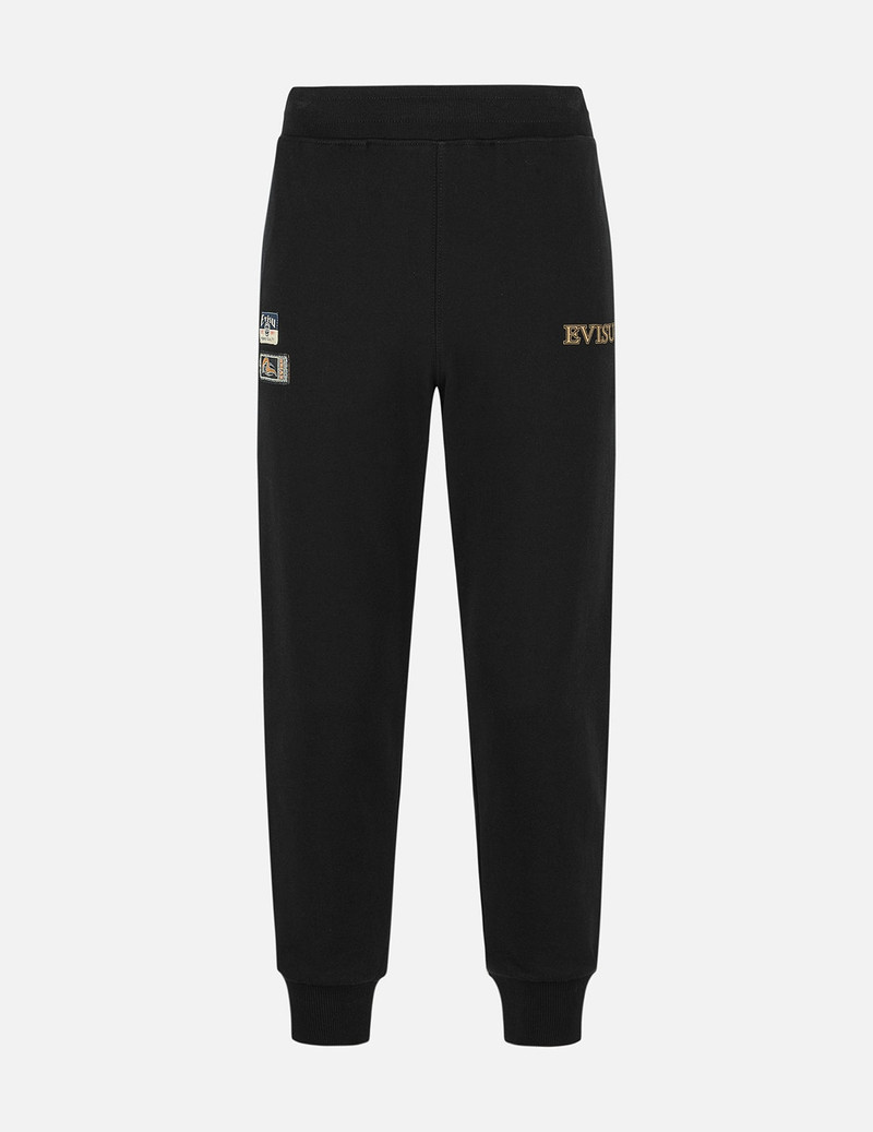 Ethnic Style Daicock Print Regular Fit Sweatpants 1