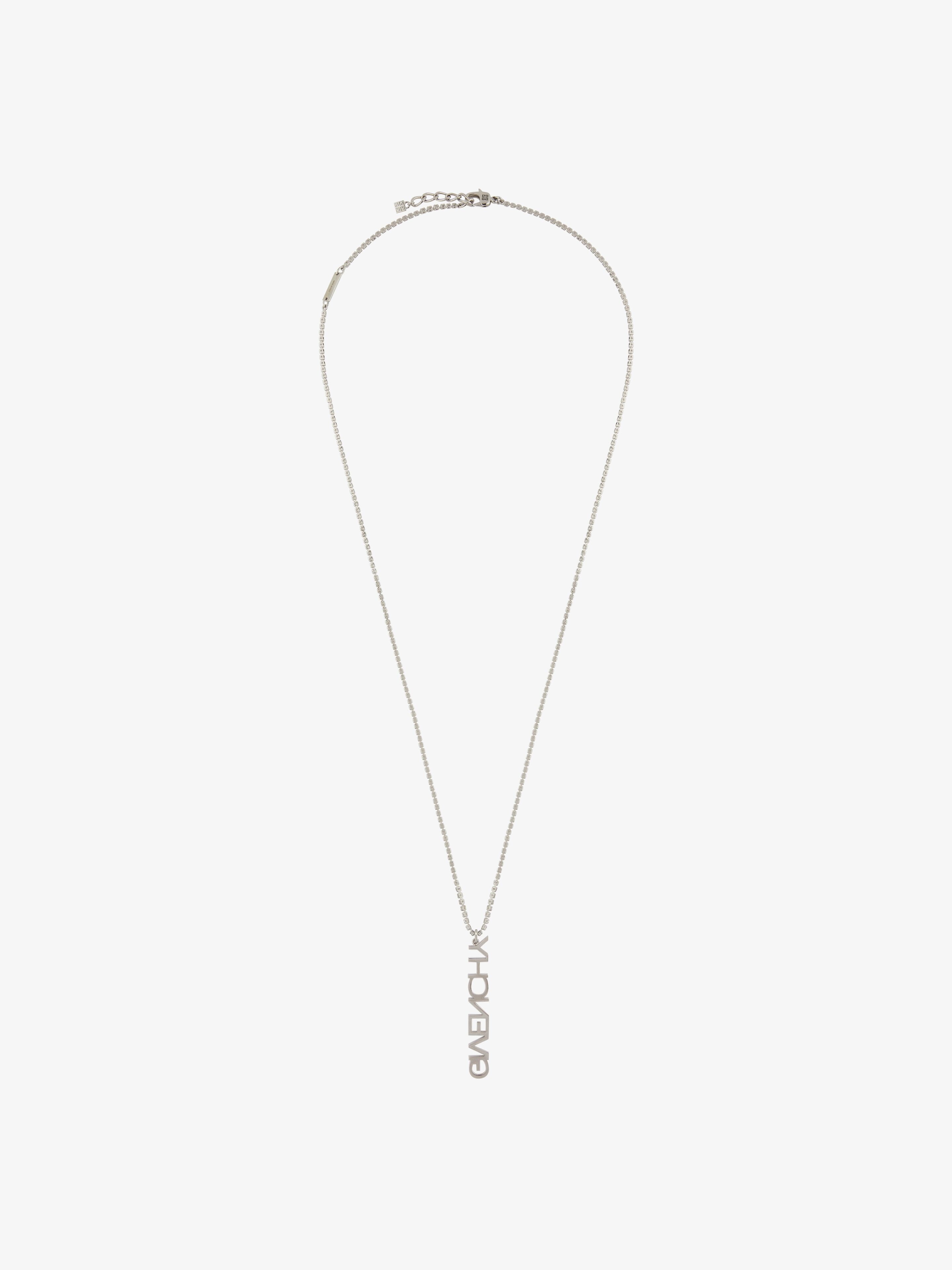 GIVENCHY NECKLACE IN METAL WITH CRYSTALS - 4
