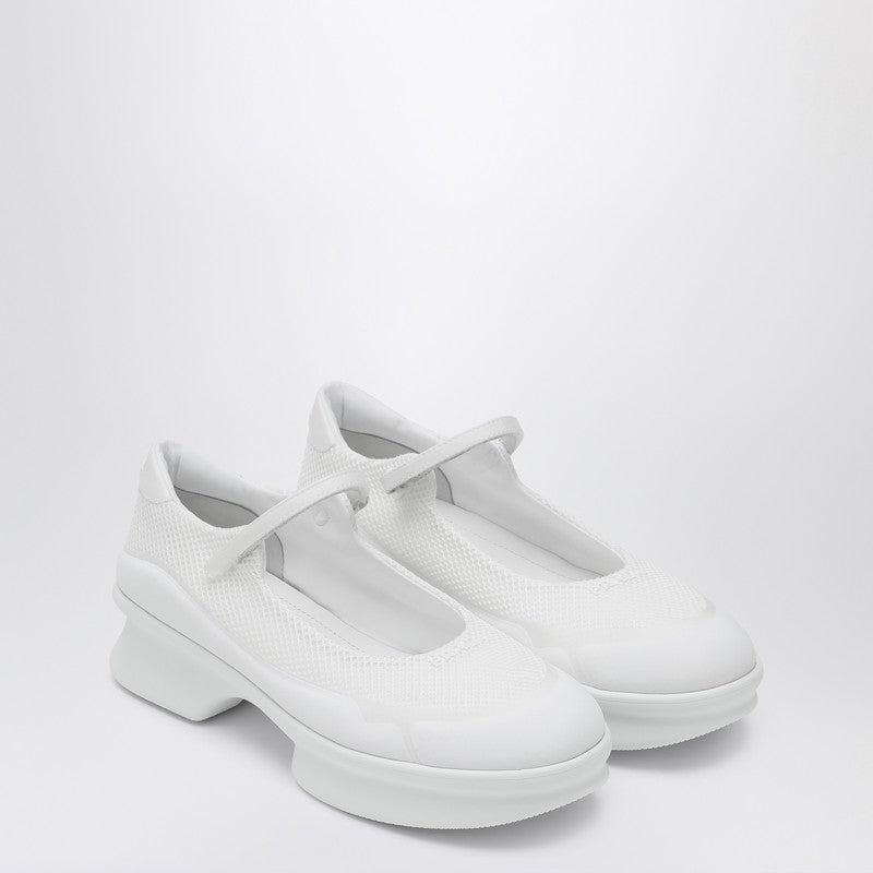 Prada White Mesh Ballerina Women - 1