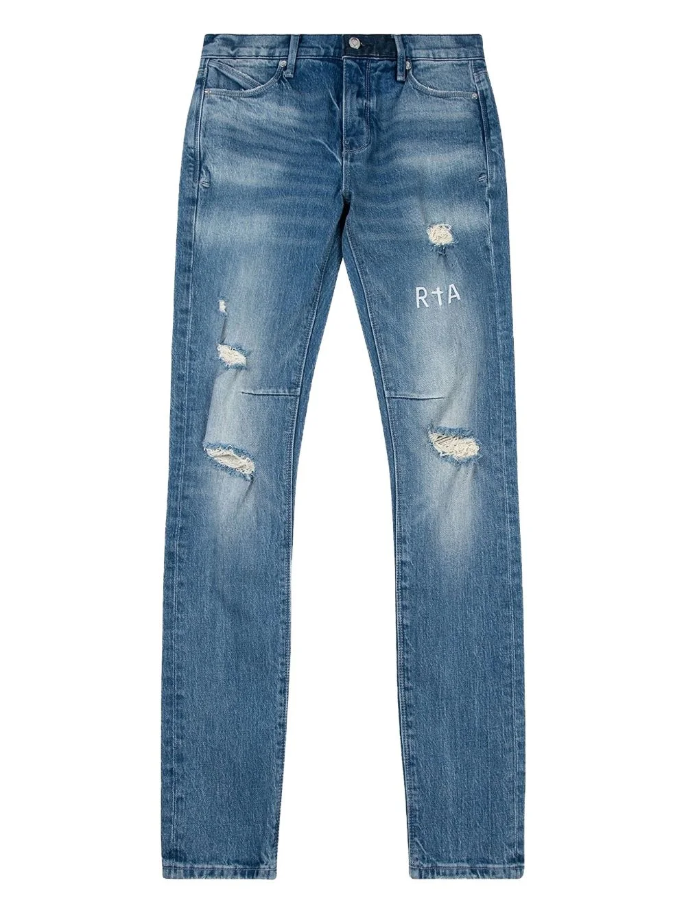 Clayton distressed bootcut jeans - 1