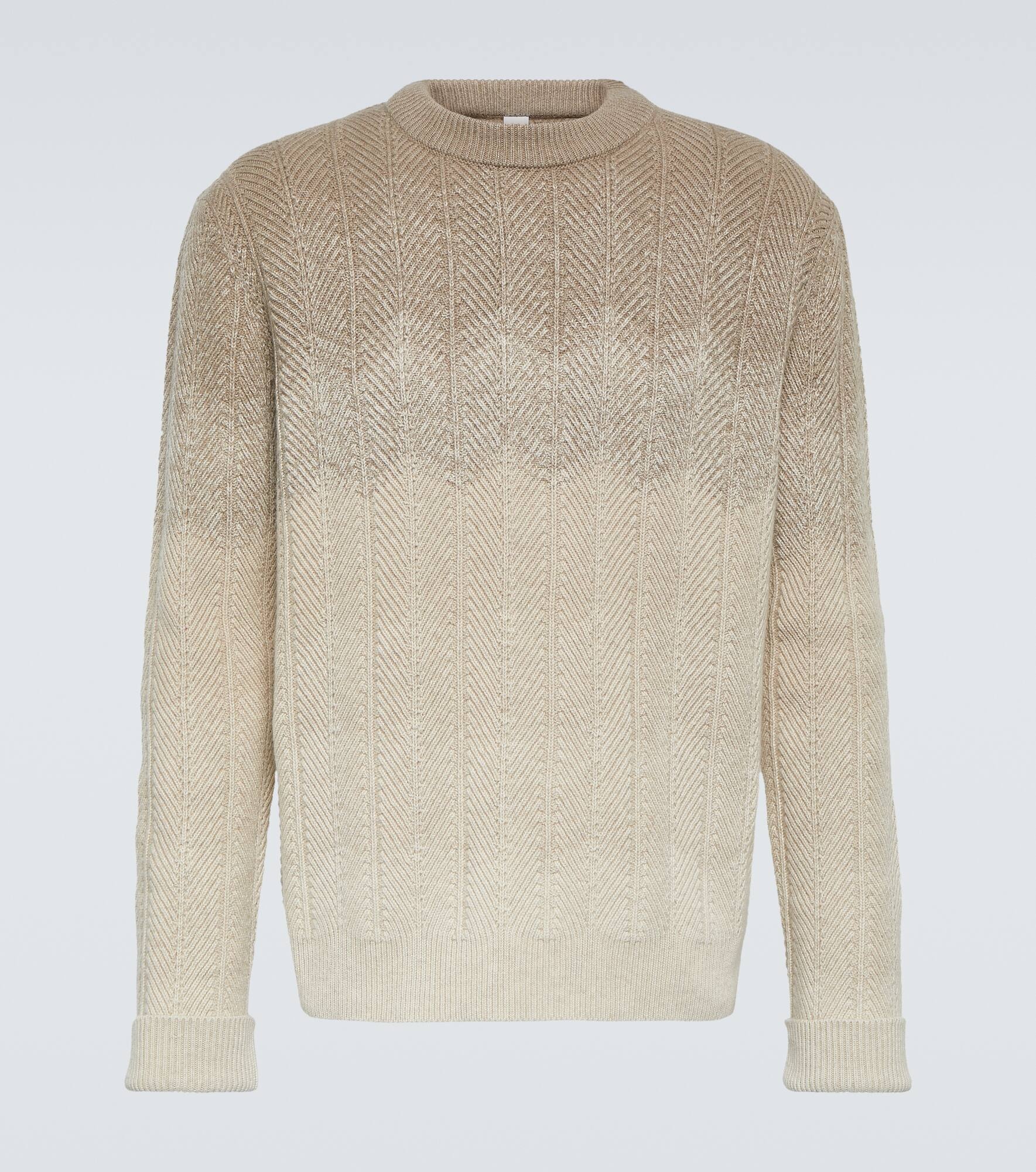 Gradient cashmere sweater - 1