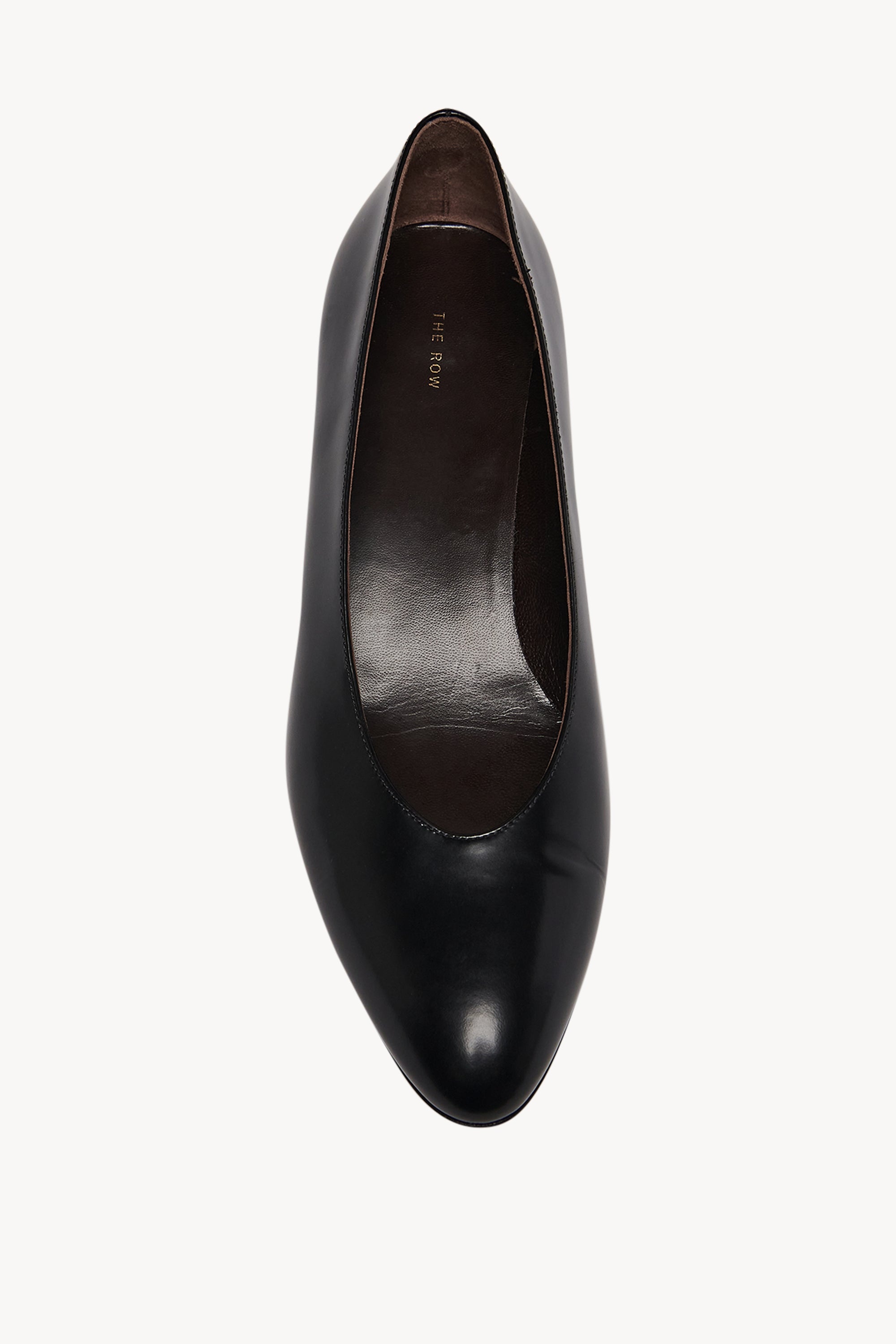 New Almond Pump in Leather - 3