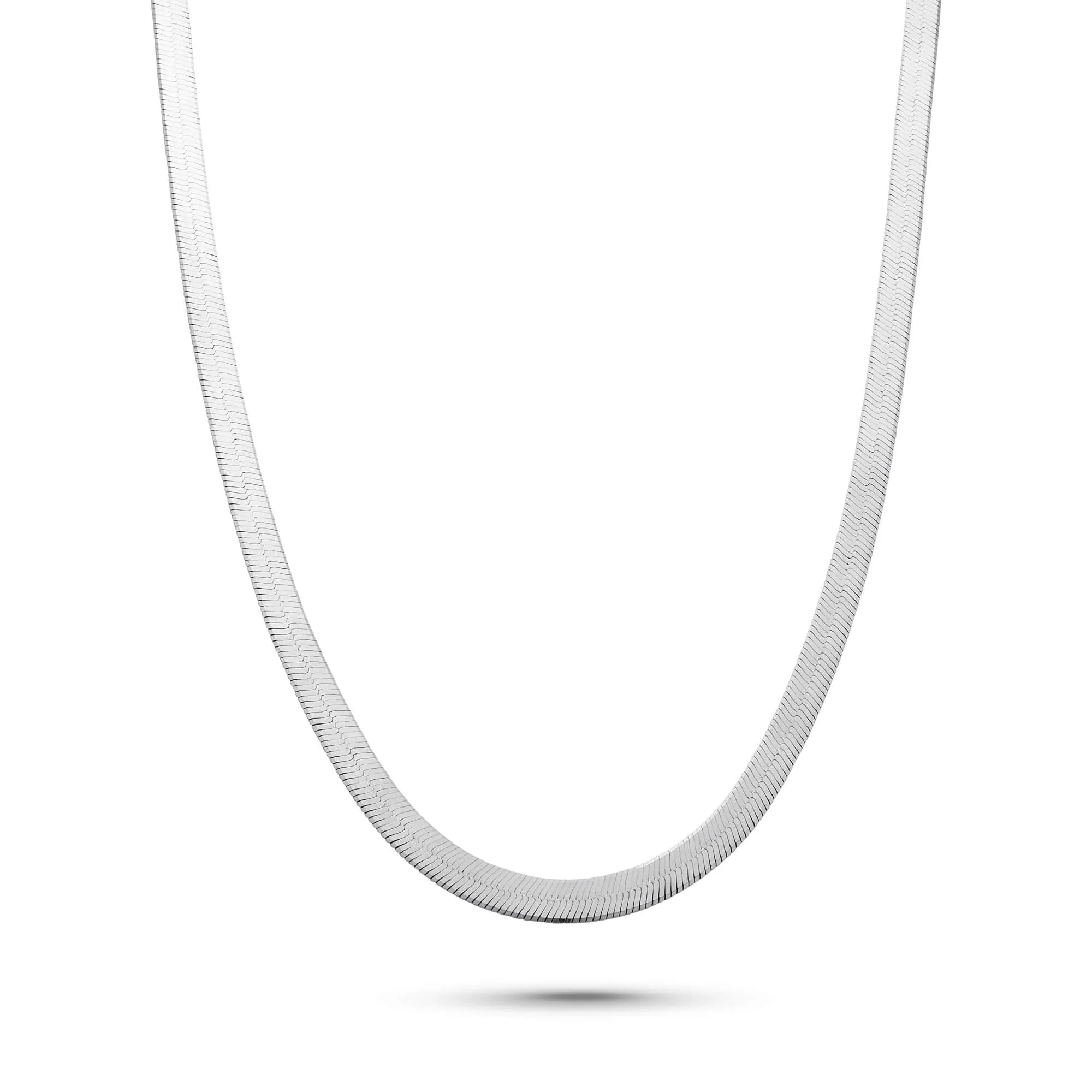 Silver Herringbone Chain - 1