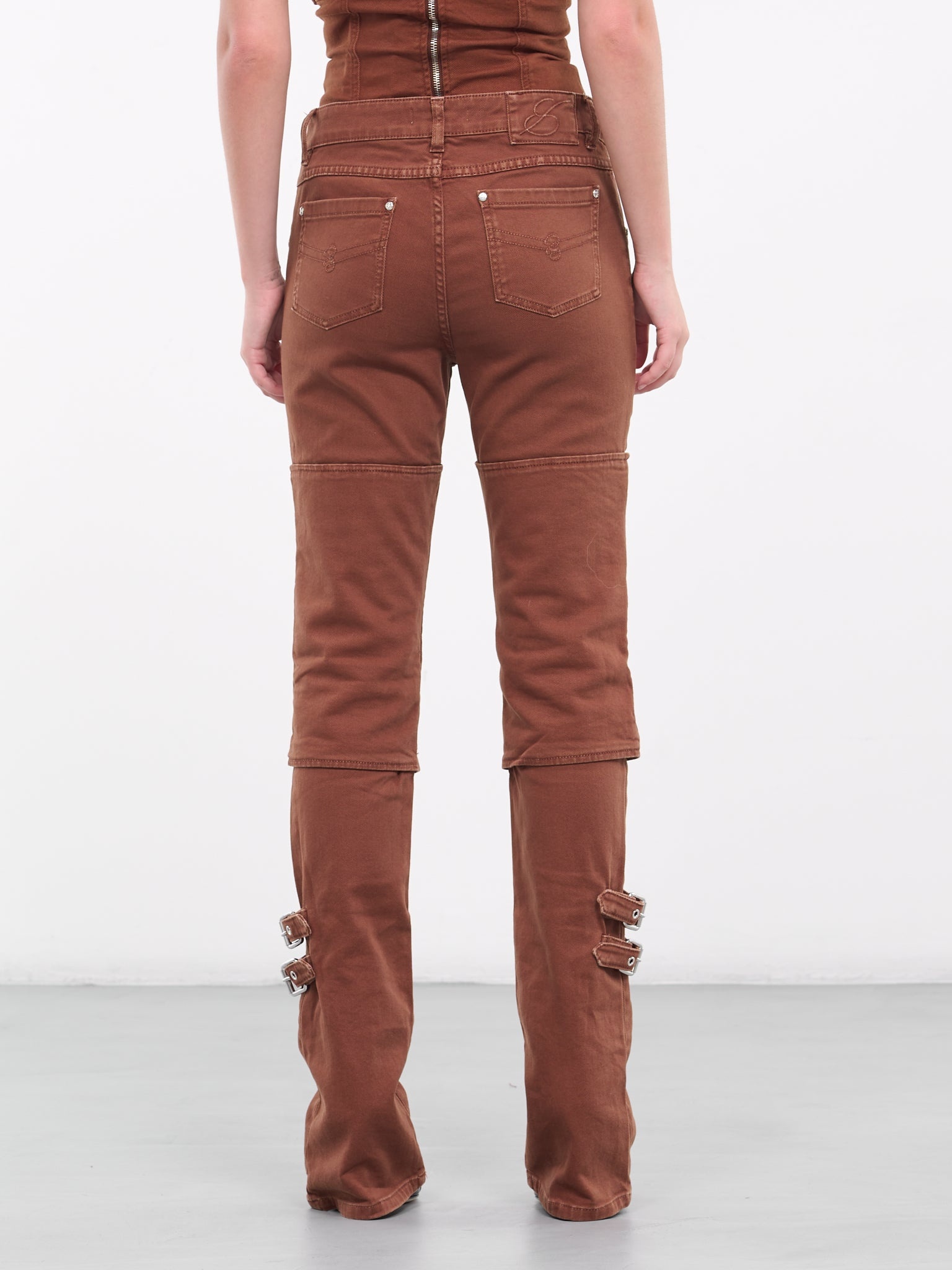 Boyfriend Buckle Jeans - 3