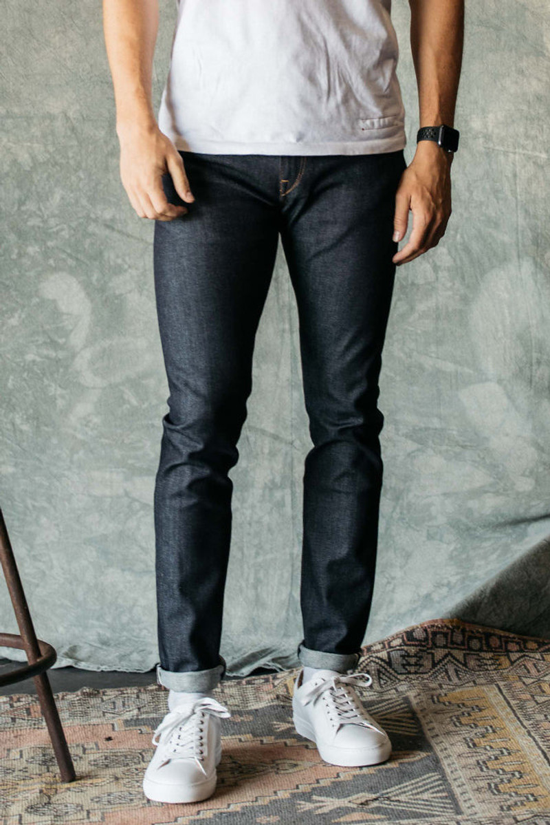 HIROSHI KATO The Needle Skinny - Indigo Raw 10.5oz Selvedge outlook