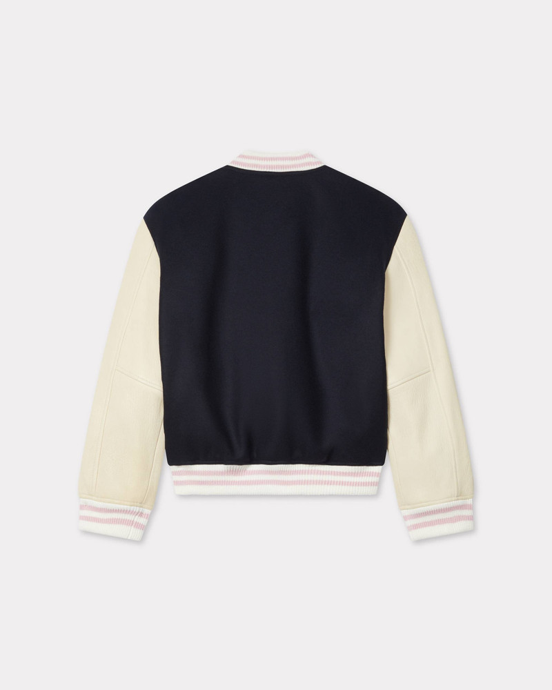 KENZO 'KENZO Badges' oversized varsity blouson in wool outlook