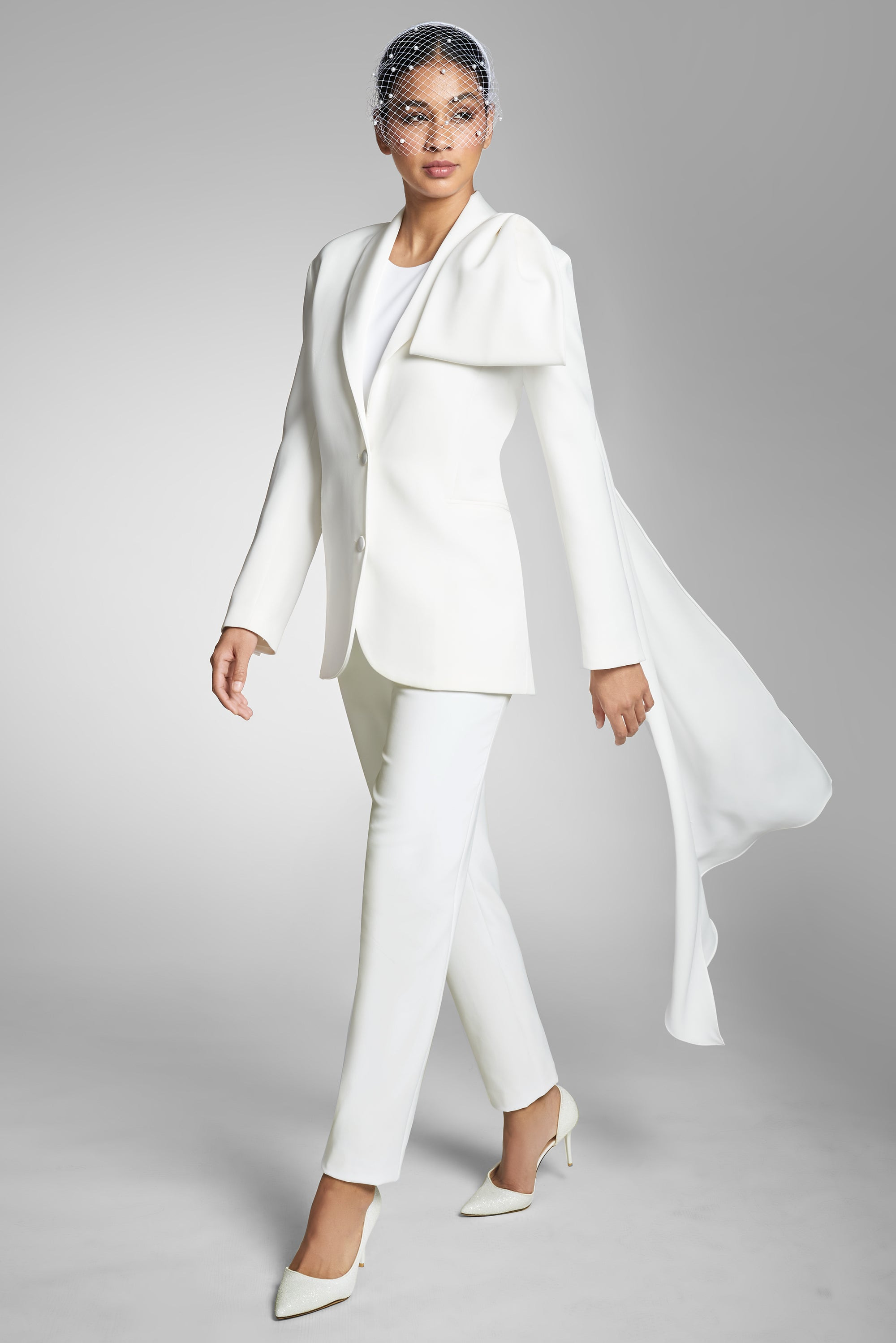 Viveca Blazer - Ivory - 3