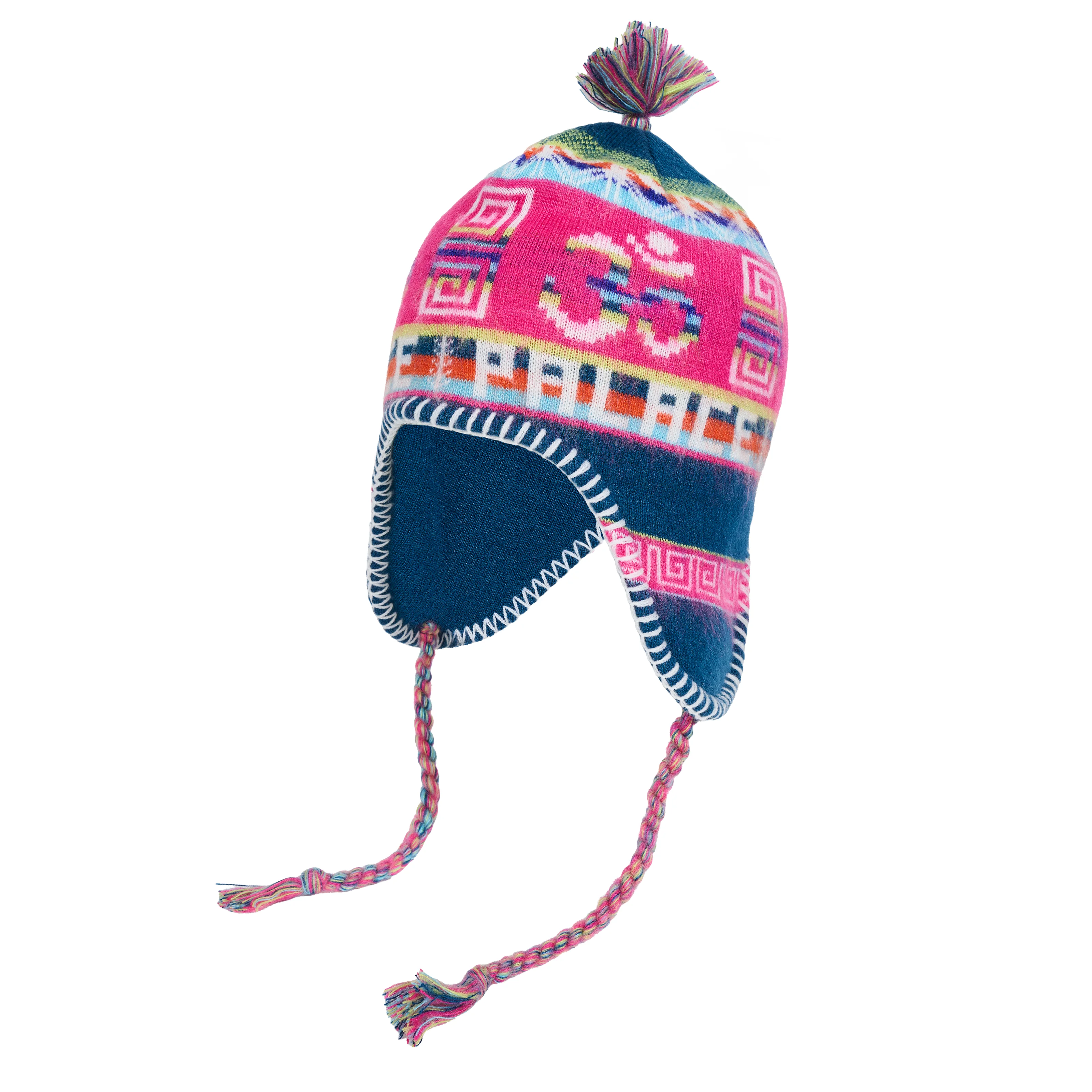 OM PERUVIAN BEANIE MULTI - 1