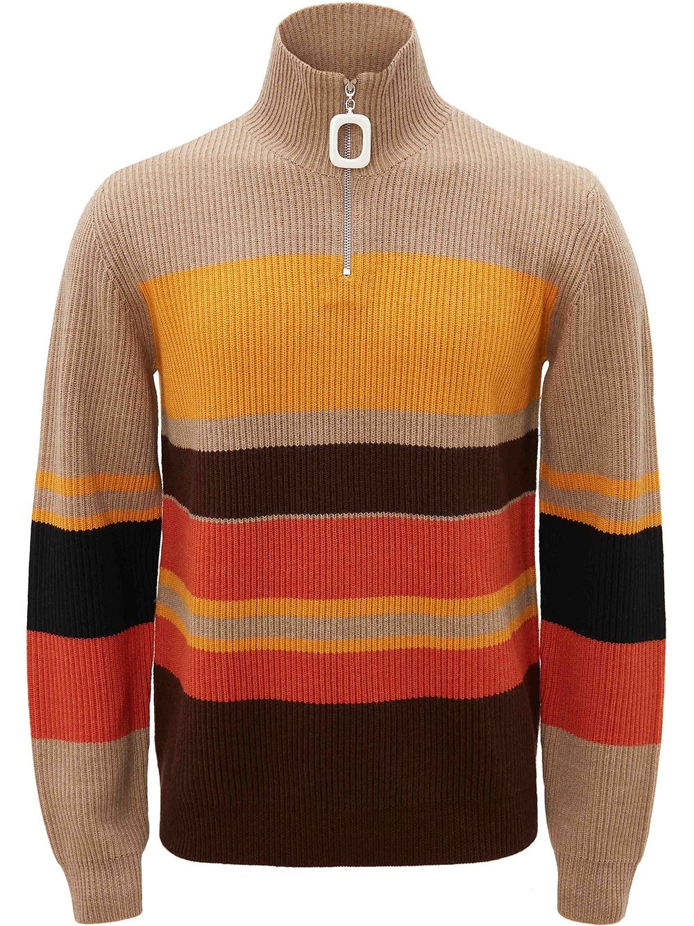 striped merino jumper - 1