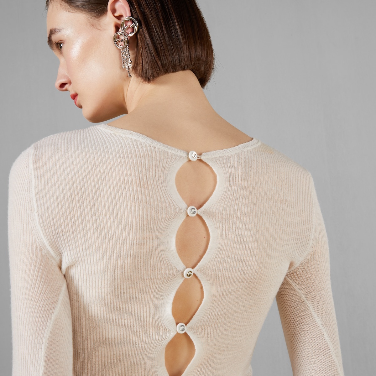 Extra fine wool crewneck top - 4