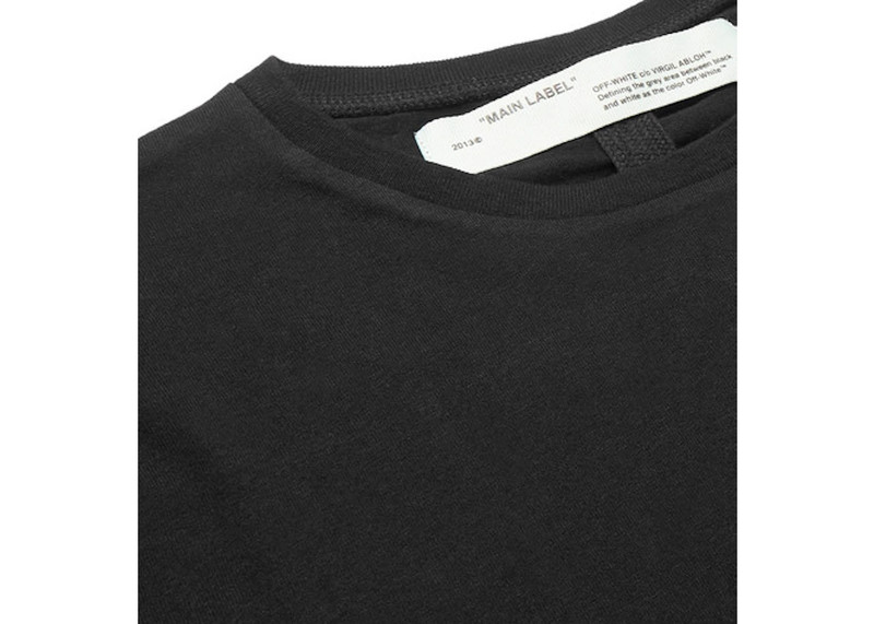 Off-White OFF-WHITE 3D Marker Diag L/S T-Shirt Black/White outlook