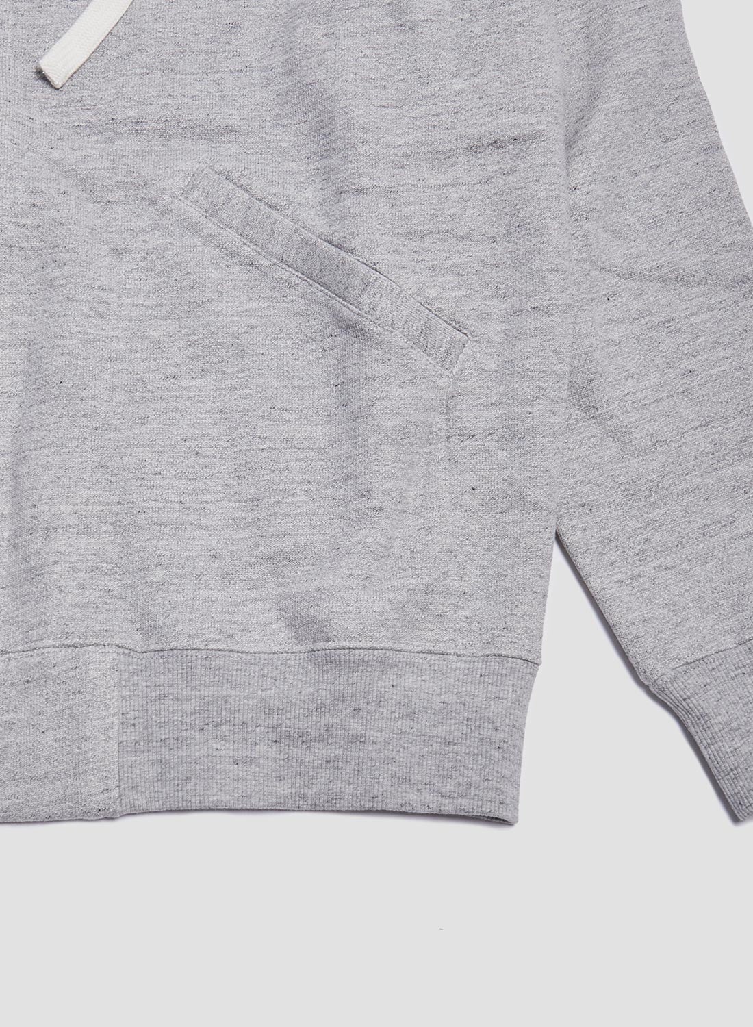 Embroidered Arrow Zip Hoodie in Grey Marl - 6