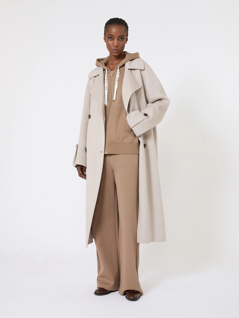 'S Max Mara Wide-fit jersey trousers - CAMEL outlook