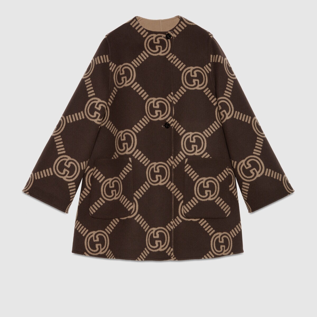 Reversible wool coat - 8