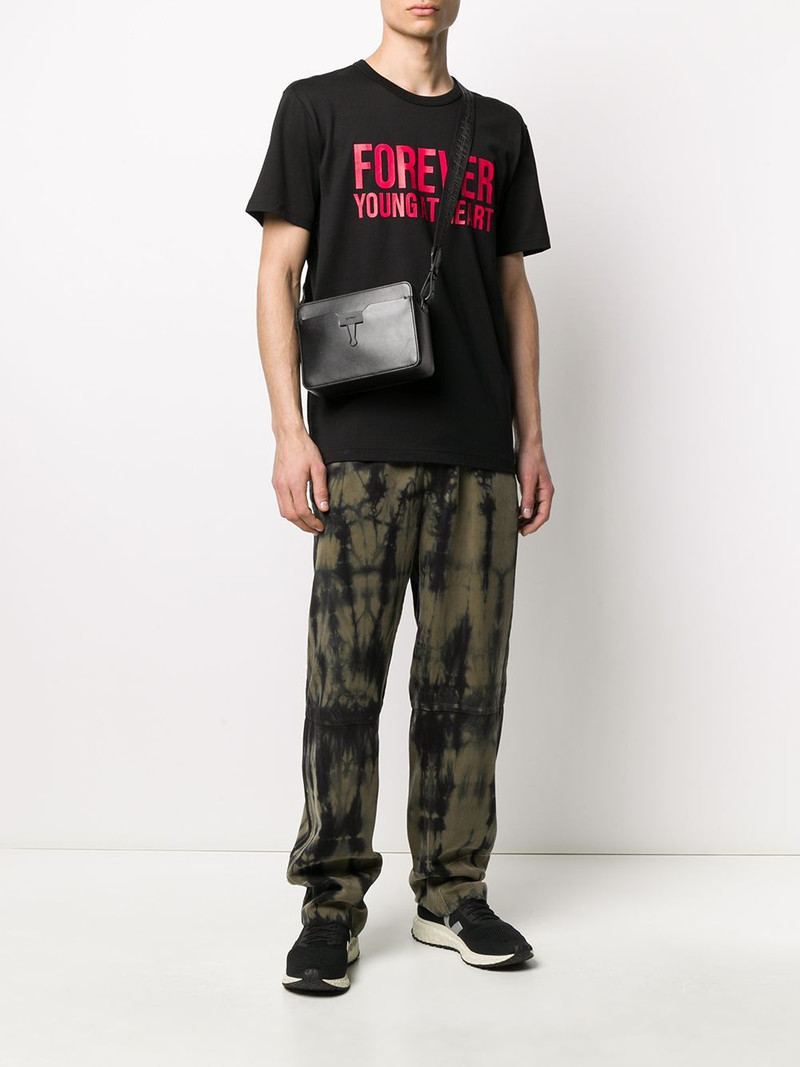 mastermind JAPAN slogan print T-shirt outlook