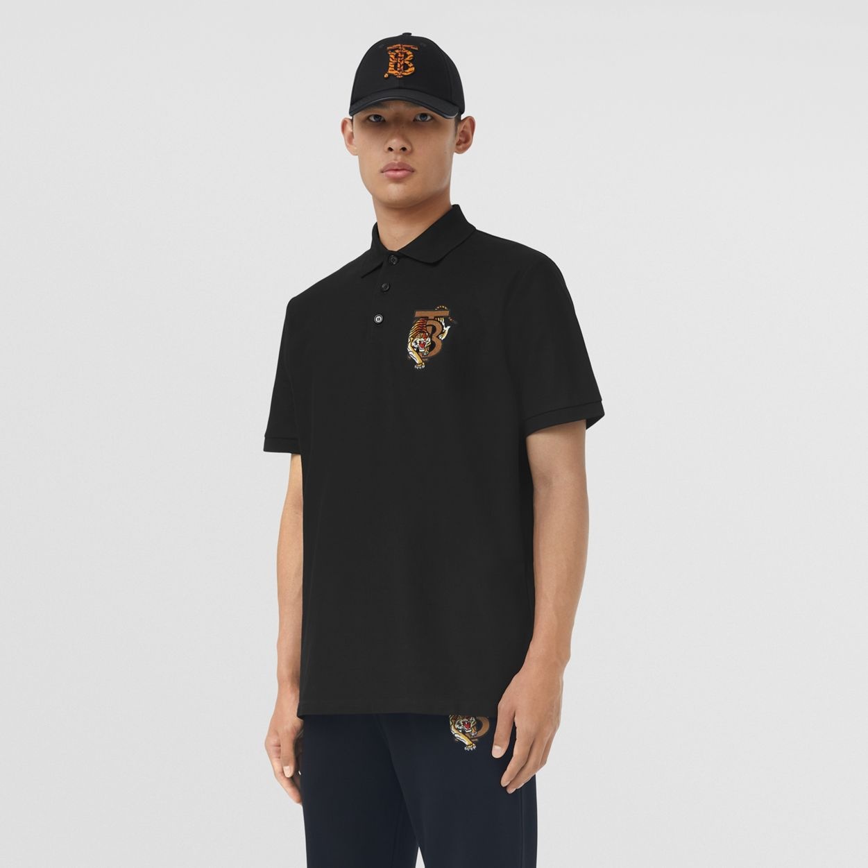 Monogram Motif Cotton Piqué Polo Shirt - 2