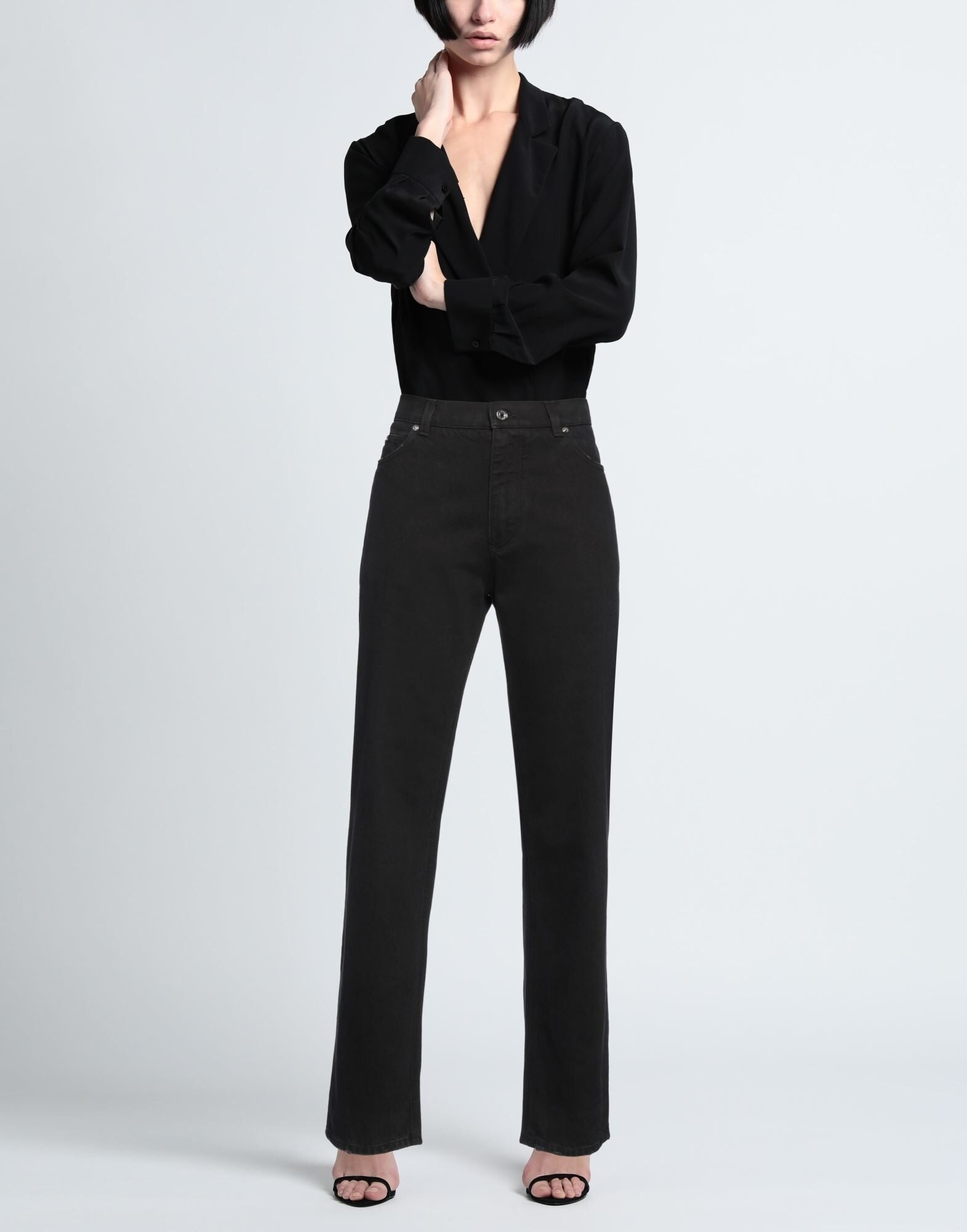 Black Women's Denim Pants - 2