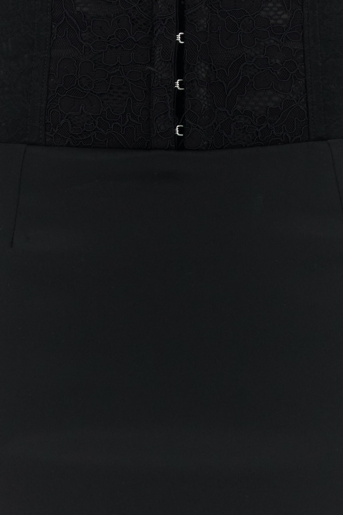 Black satin skirt - 3