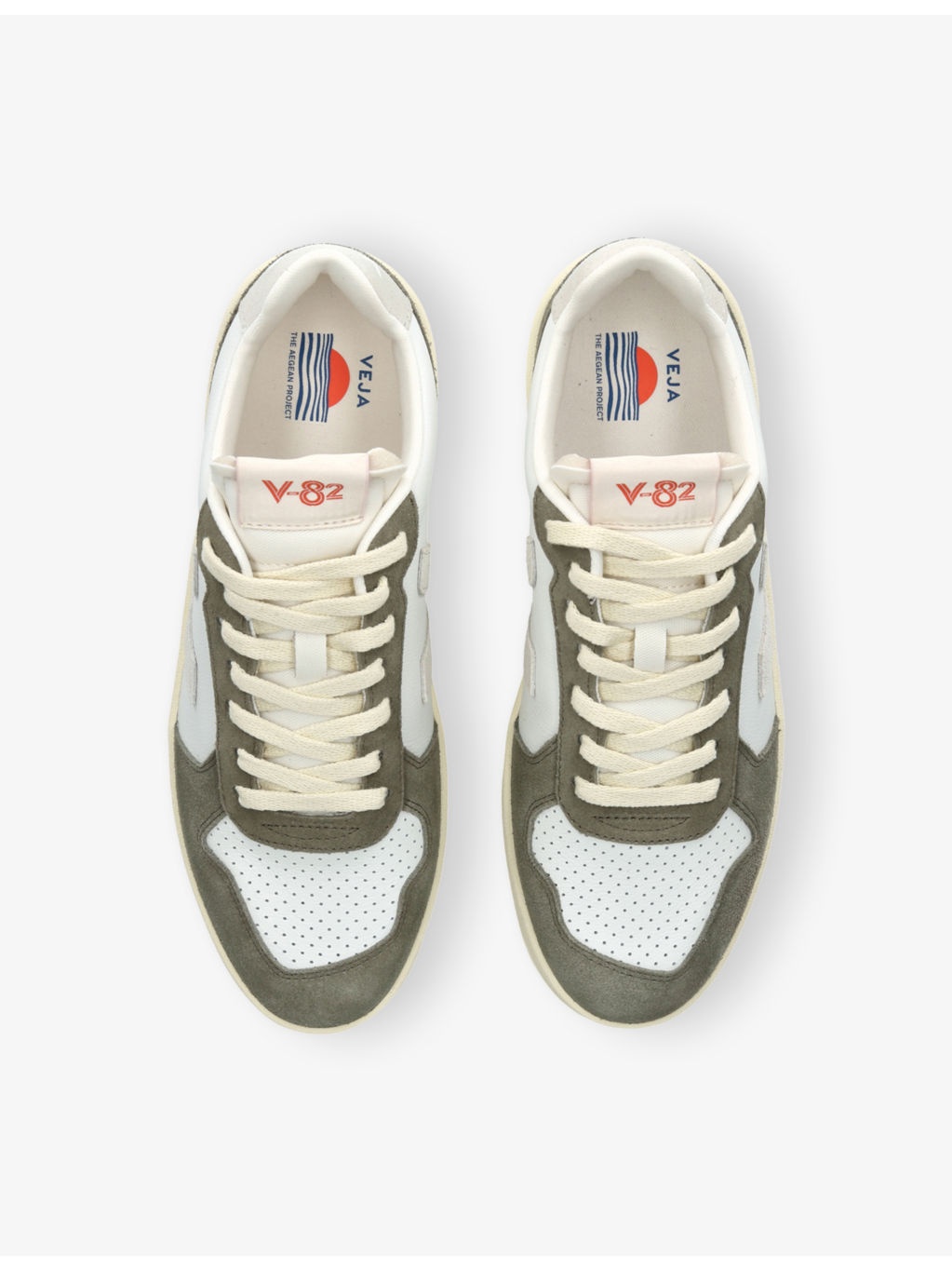 V-82 Leather Low-Top Trainers - 2