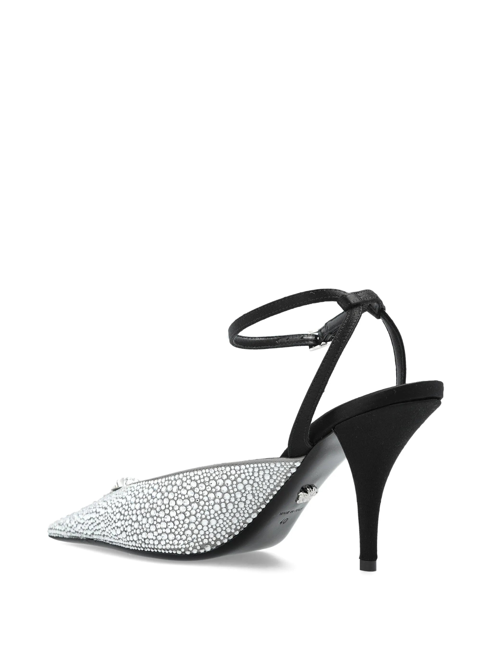 85mm Crystal La Medusa slingback pumps - 4