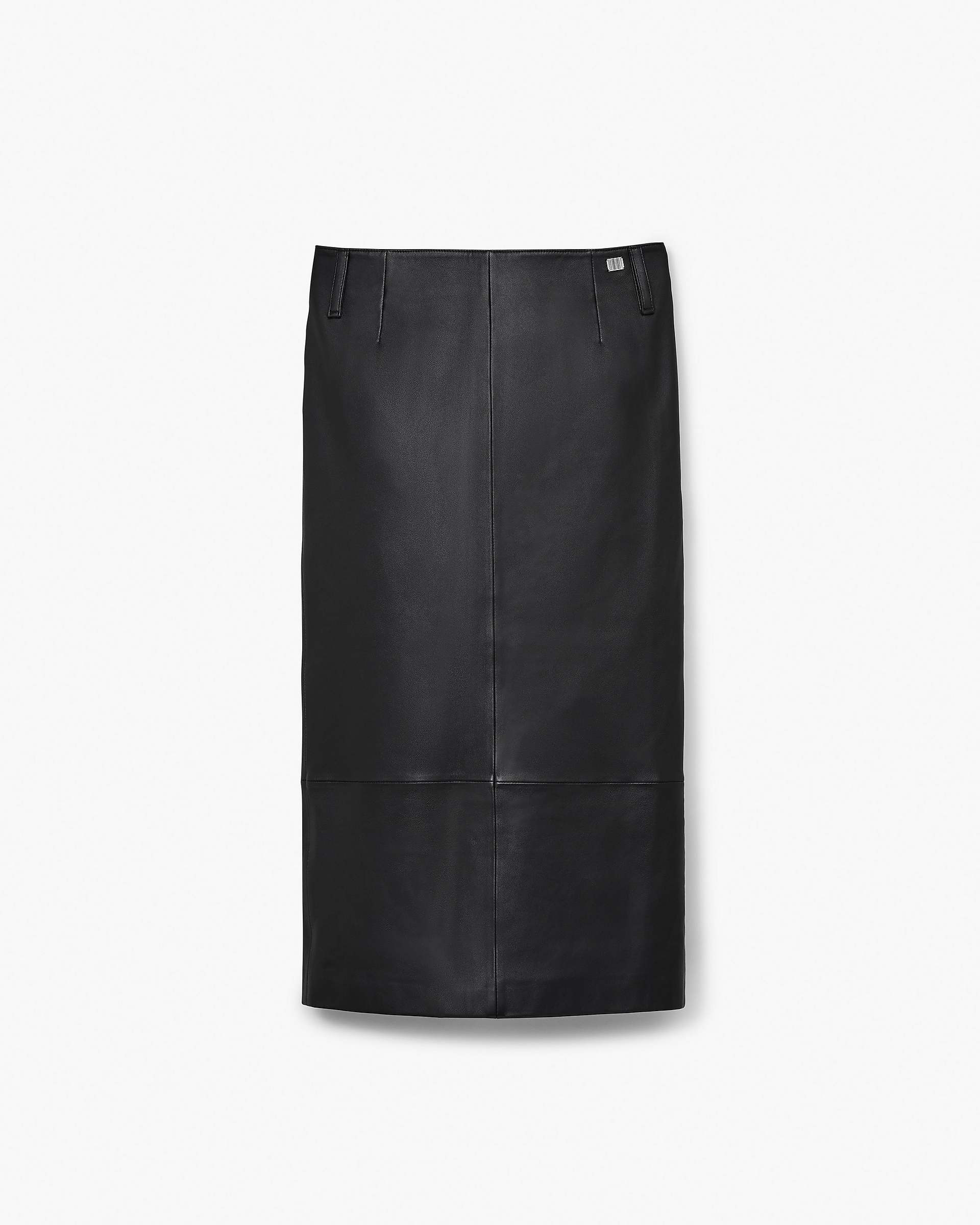 LEATHER SLIM SKIRT - 2