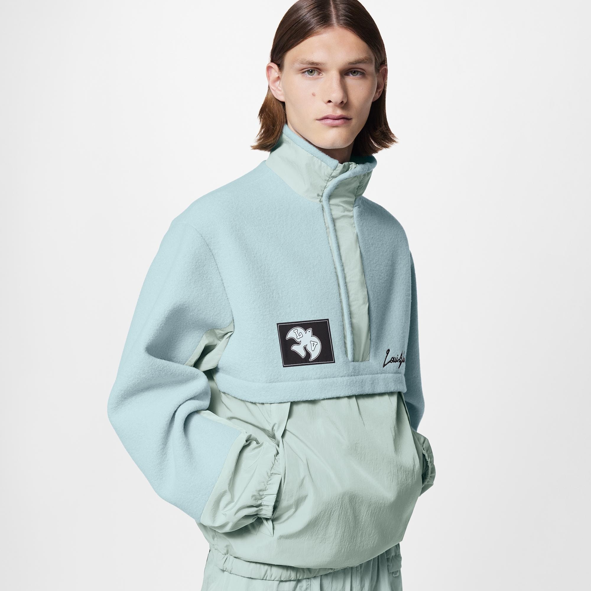 Mixed Material Anorak - 5