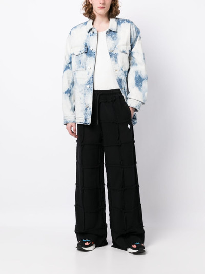 Marcelo Burlon County Of Milan inside-out frayed drawstring trousers outlook