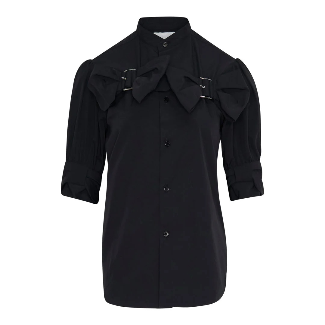 Bow Buckle Blouse - 1