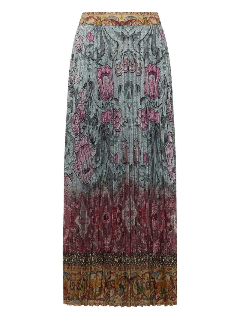 floral-pattern maxi skirt 1