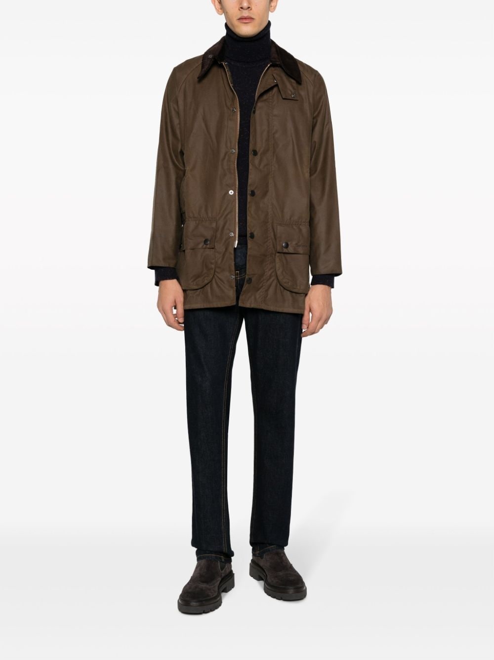 cotton wax-coated jacket - 4