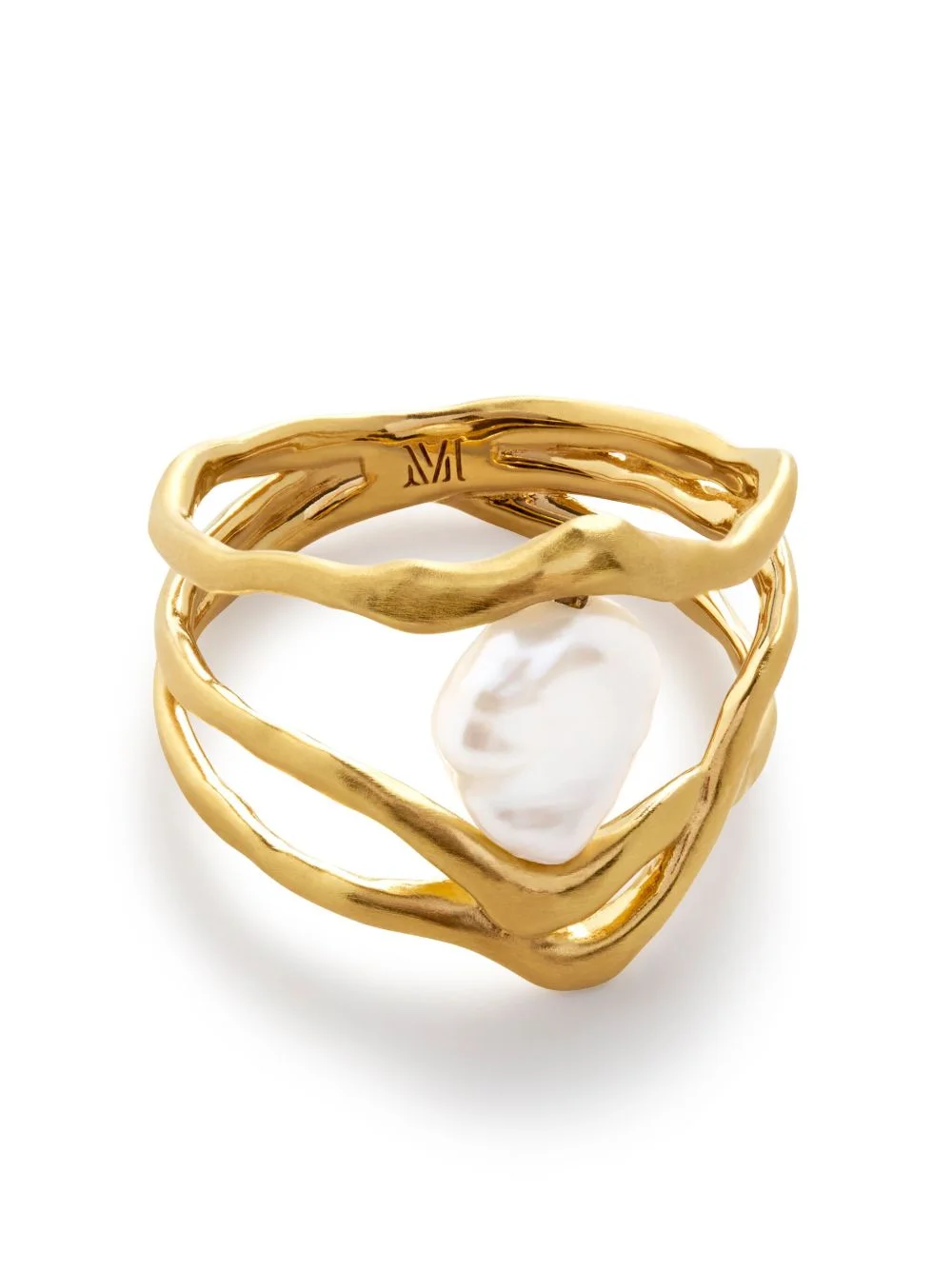 x Amy Powney keshi-pearl ring - 1