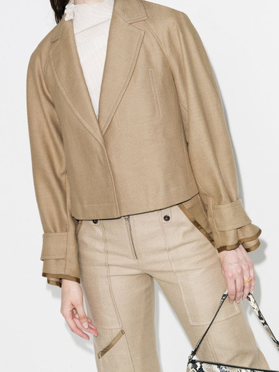 Chloé cropped blazer jacket outlook