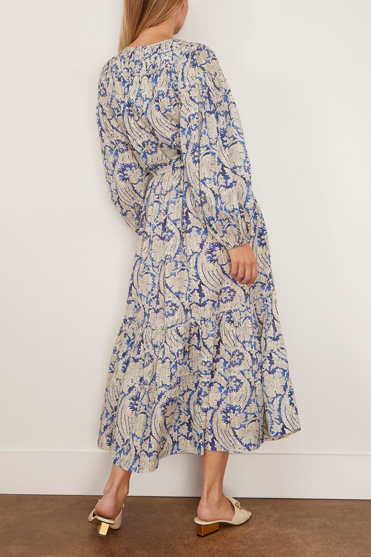 Seraphina Long Sleeve Dress in Ciel - 4