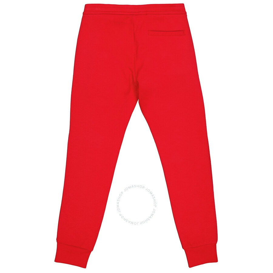 Emporio Armani Men's Red Cotton Sweatpants - 10