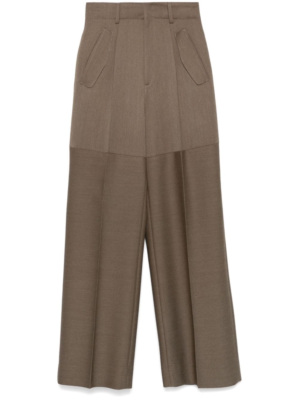 panelled trousers - 1