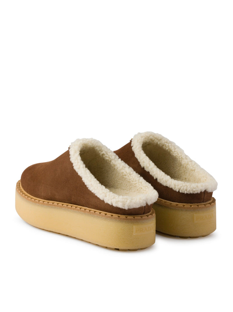 Prada Women Suede Mules - 3