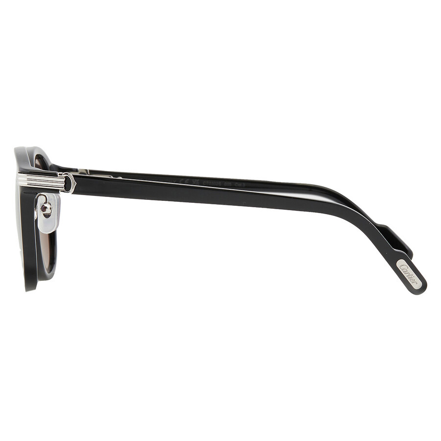 Cartier Premiere de Cartier Grey Oval Men's Sunglasses CT0302S 005 53 - 4