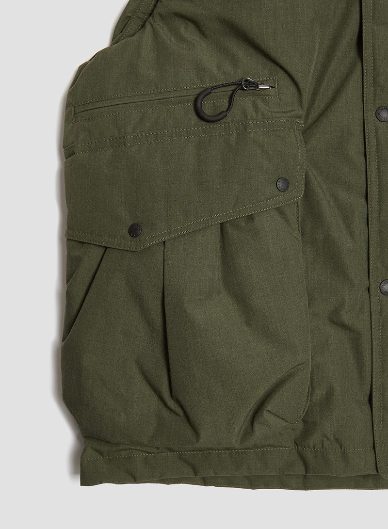 Nanga Hinoc Down Vest in Khaki 5