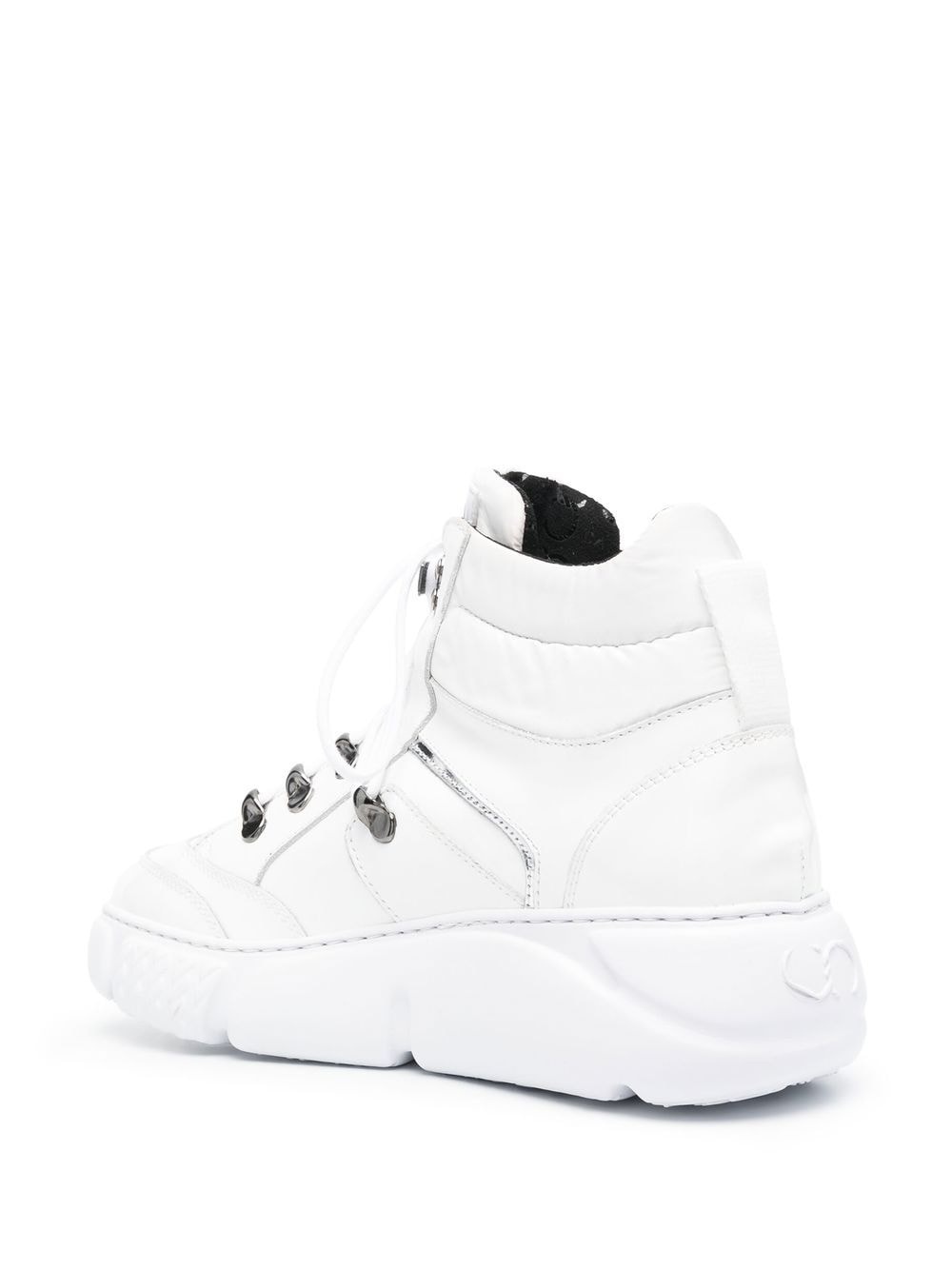lace-up leather ankle boots - 3