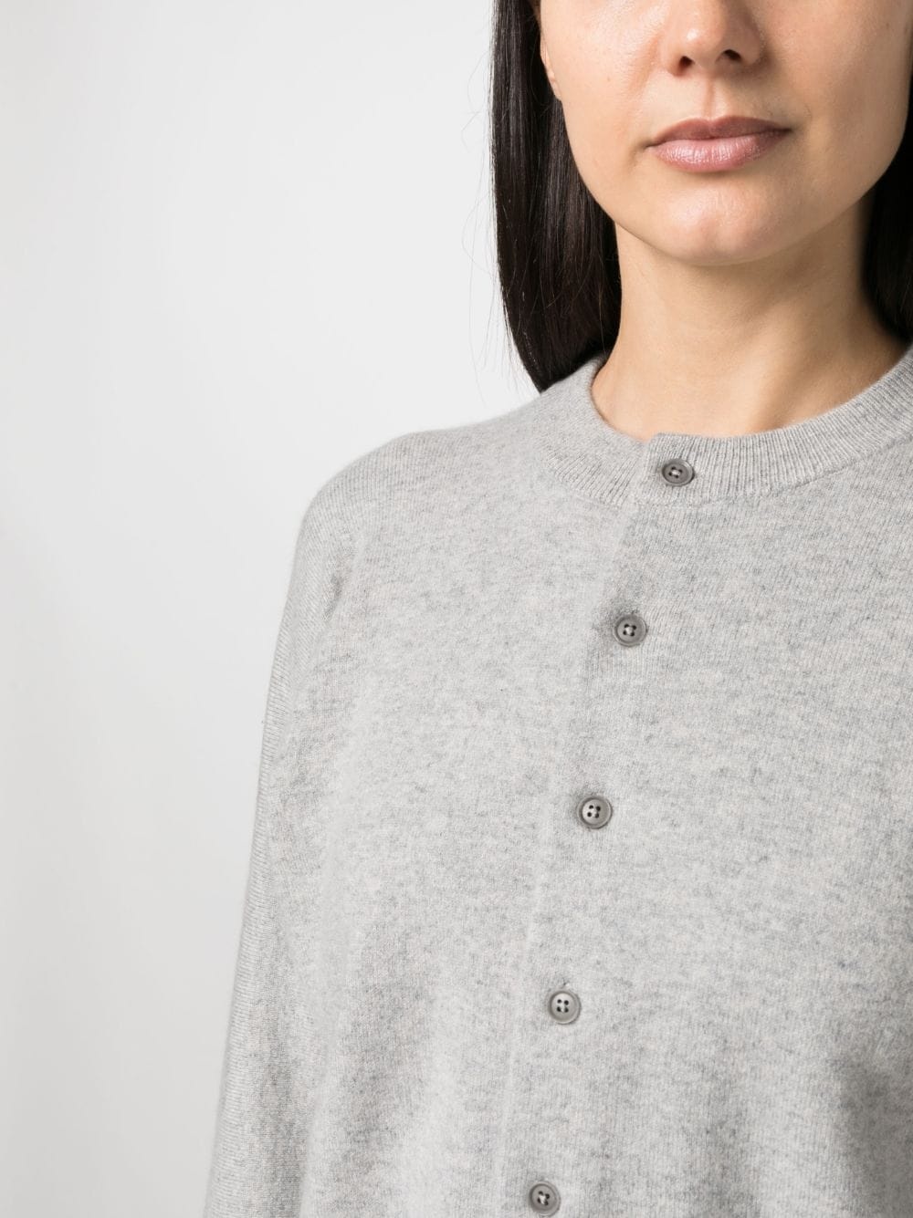fine-knit cashmere-blend cardigan - 5