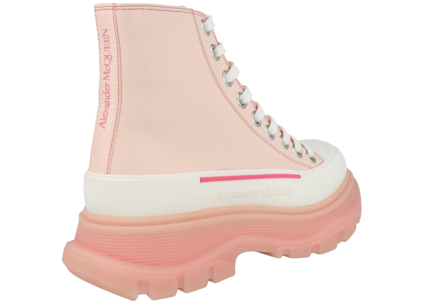 Alexander McQueen Tread Slick Boot Pale Peach (Women's) - 3